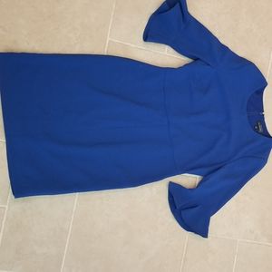 The limited royal blue dress